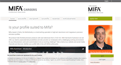 Desktop Screenshot of mifacareers.com