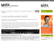 Tablet Screenshot of mifacareers.com